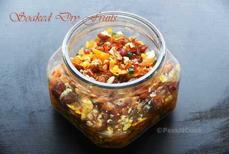 Soaked Dry Fruits For Christmas