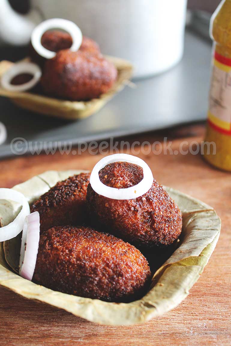 Bengali Style Mutton Croquettes Or Mangsher Chop