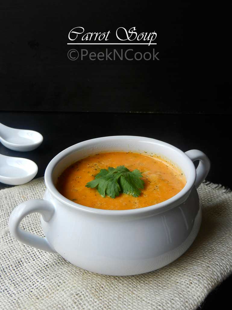 Indian Spiced Carrot Soup