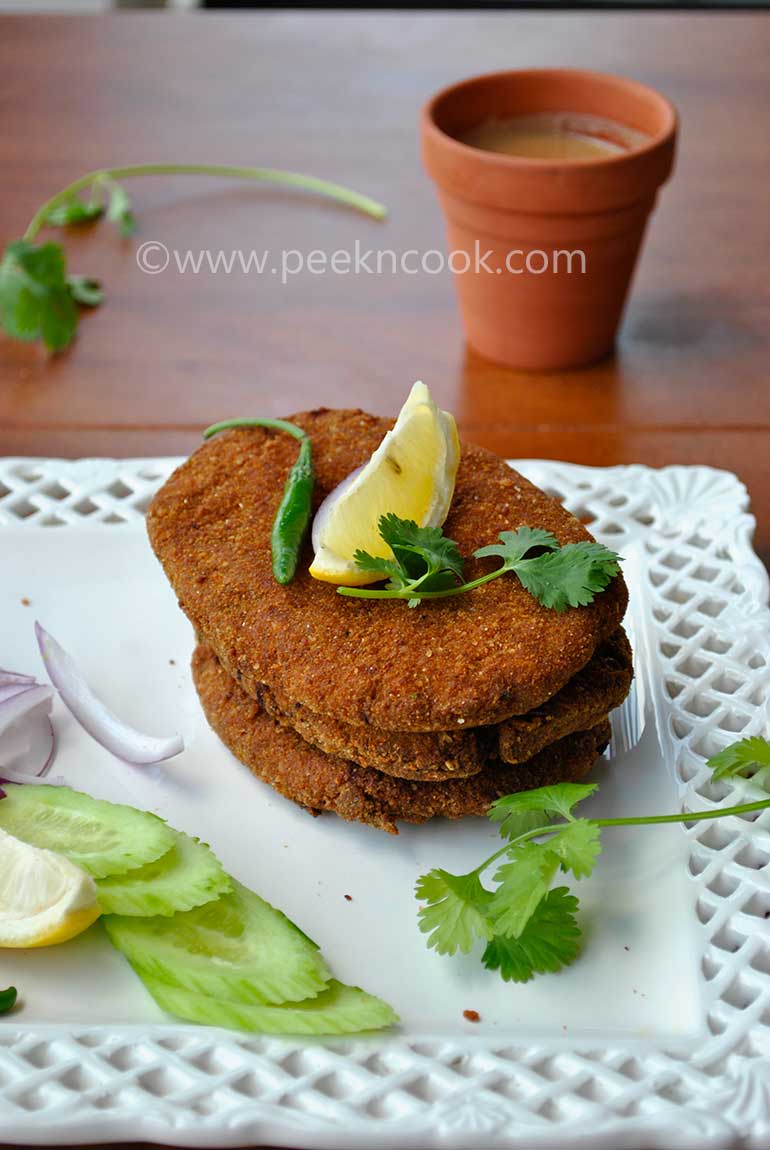 Kolkata Style Chicken Keema Cutlet Or Minced Chicken Cutlet