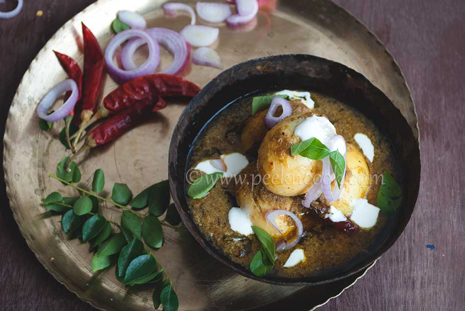 South Indian Style Shahi Egg Kurma Or Korma