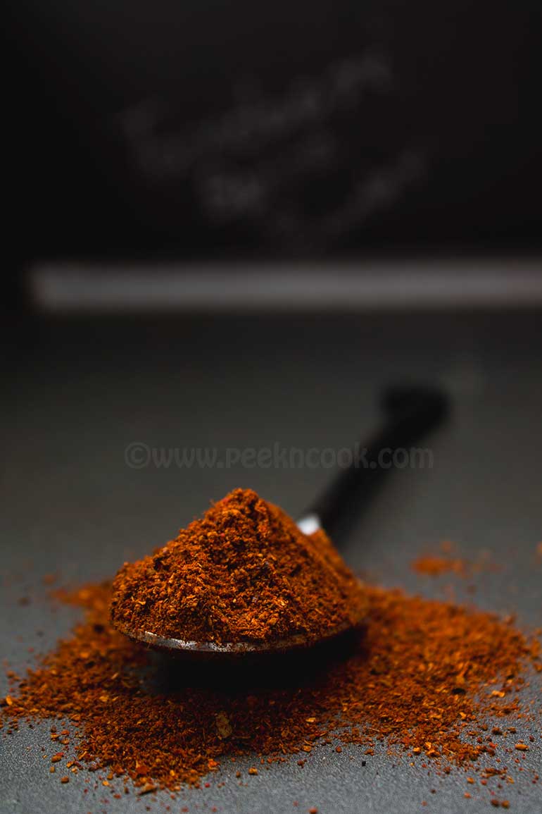 Homemade Freshly Ground Tandoori Spice Powder