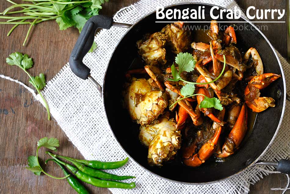 Kakrar Jhal Or Bengali Style Crab Curry