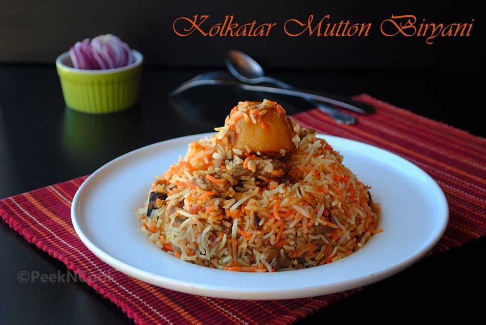 Kolkata Style Mutton Biryani