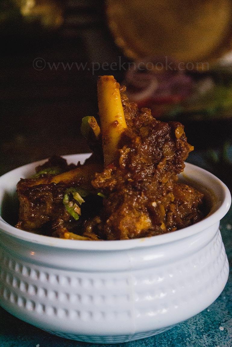 Kosha Mangsho Or Bengali Dry Mutton Curry