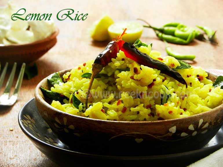 Spicy South Indian Lemon Rice Recipe