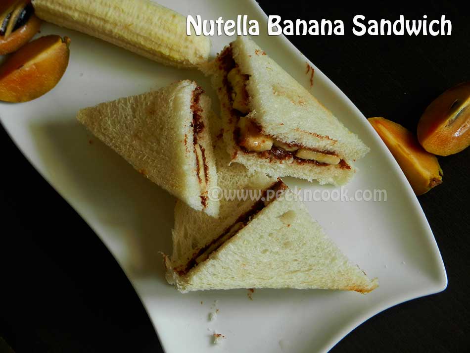 Nutella Banana Sandwich