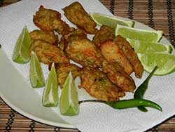 Bengali spicy battered fish fry or Machhi pakoda