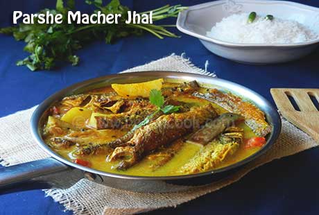 Parshe Macher Jhal Or Parshe Fish In Mustard Gravy